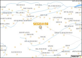 map of Segovina