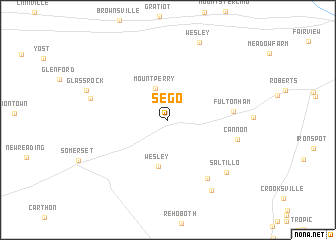 map of Sego