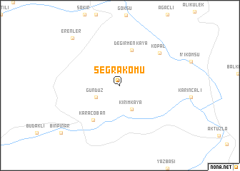map of Seğrakomu