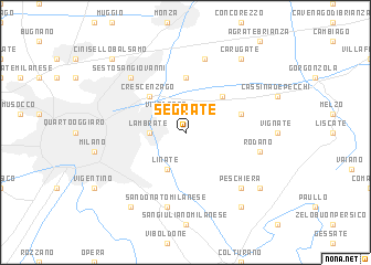 map of Segrate