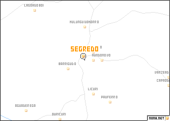 map of Segrêdo