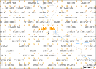 map of Segringen