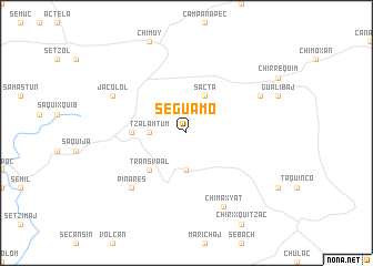 map of Seguamó