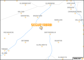 map of Seguayababi