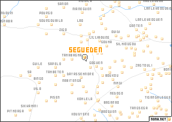 map of Séguéden