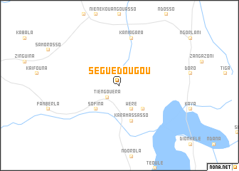 map of Séguédougou