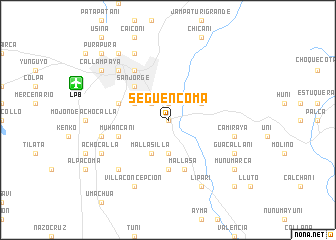 map of Següencoma