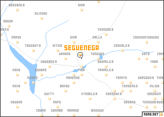 map of Séguénéga