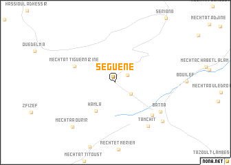 map of Seguene