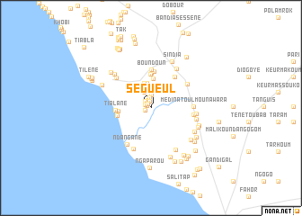 map of Sègueul