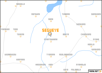 map of Séguéyé