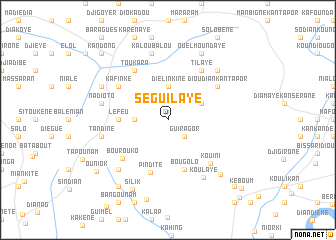 map of Séguilaye