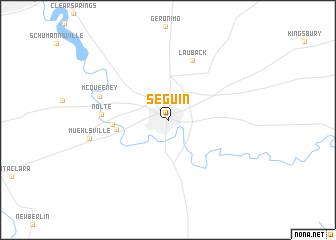 map of Seguin