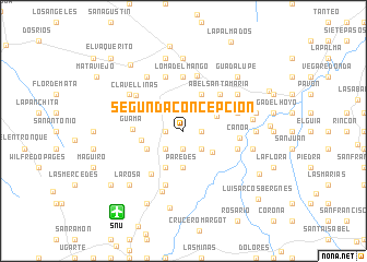 map of Segunda Concepción