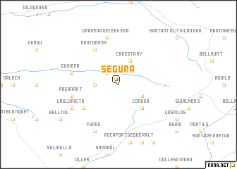 map of Segura