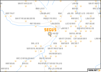 map of Ségus