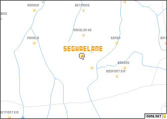 map of Segwaelane