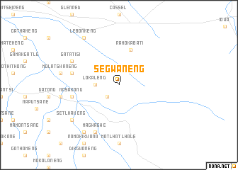 map of Segwaneng