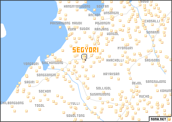 map of Segyo-ri