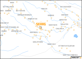 map of Şeḩag