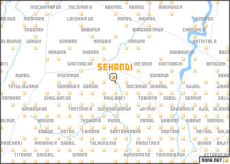 map of Sehandi