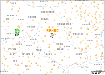 map of Sehar