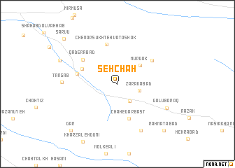 map of Seh Chāh