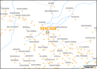 map of Seh Chūb