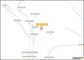 map of Seh Deh