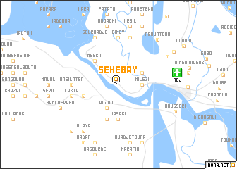 map of Séhébay