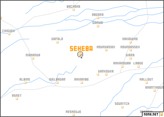 map of Séhéba