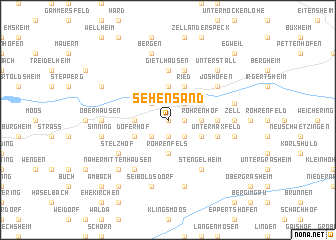 map of Sehensand