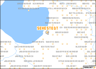 map of Sehestedt