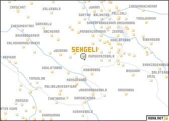 map of Seh Gelī