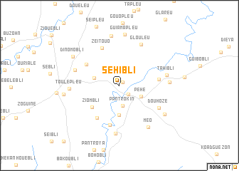 map of Sehibli