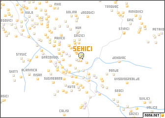 map of Šehići