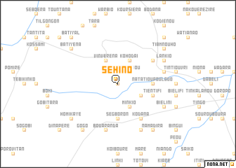 map of Séhino
