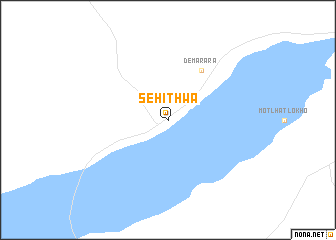 map of Sehithwa