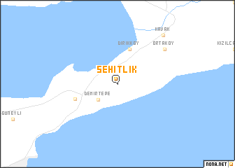 map of Şehitlik