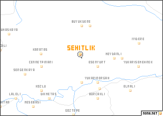 map of Şehitlik