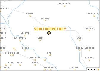 map of Şehitnusretbey