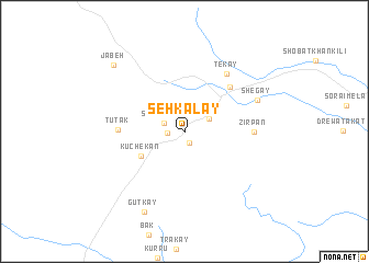 map of Sºēh Kalay