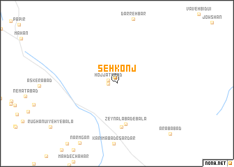 map of Seh Konj