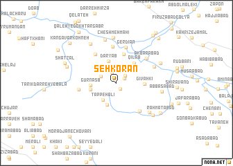 map of Seh Korān