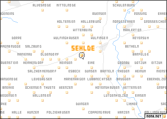 map of Sehlde