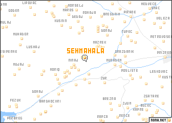 map of Šeh Mahala