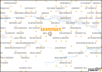 map of Sehningen