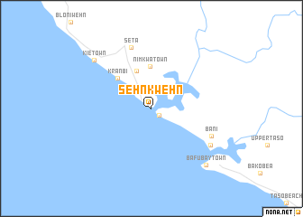 map of Sehnkwehn