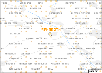 map of Sehnrath