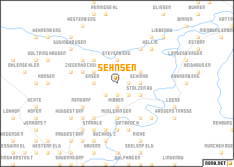 map of Sehnsen